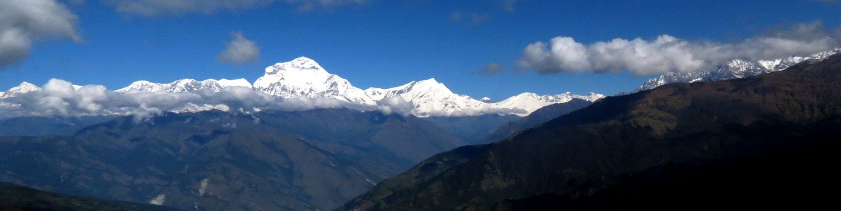 Dhaulagiri Range seen from Poon Hill (3120m)