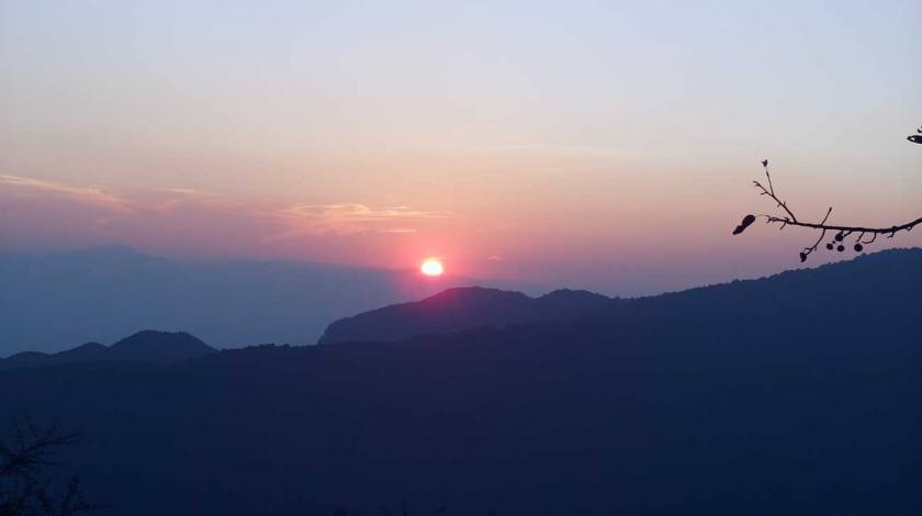 Mesmerizing sunrise at Nagarkot