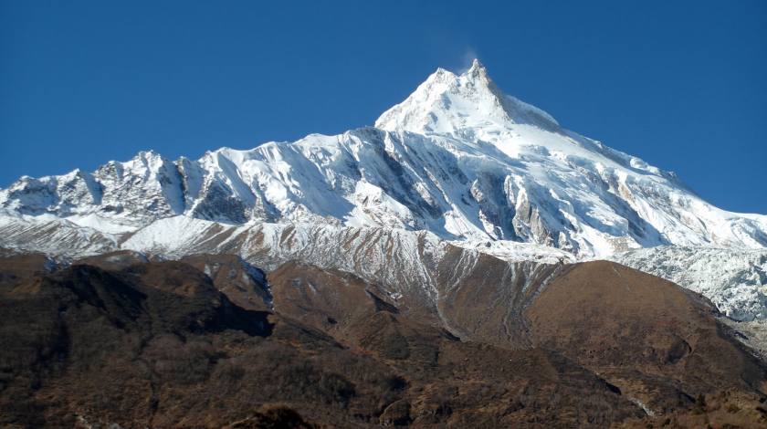 World eighth highest peak Mount Manaslu (8163m)