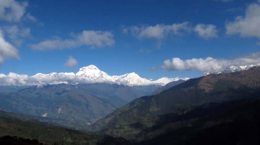 Feels like watching majestic Dhaulagiri range all day long!