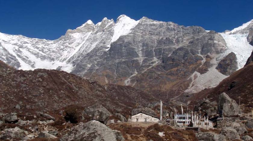 Small Buddhist Monastery at Kyanjin Gompa