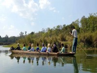 Canoeing Rapti