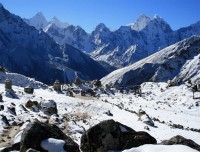 Snowy Trails of Everest