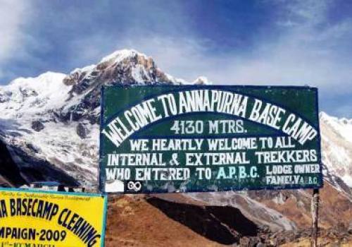 Welcome to Annapurna Base Camp