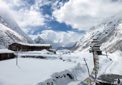 Snowy Trails on Manaslu Trekking